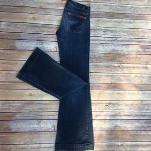7 For All Mankind Dark Wash Dojo Jeans Size 26